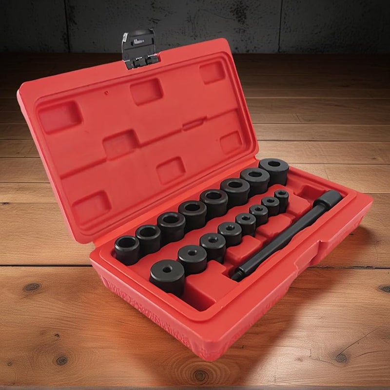 17 قطعة مجموعة أدوات محاذاة القابض الثقيلة صيانة وتركيب السيارات - Image 3